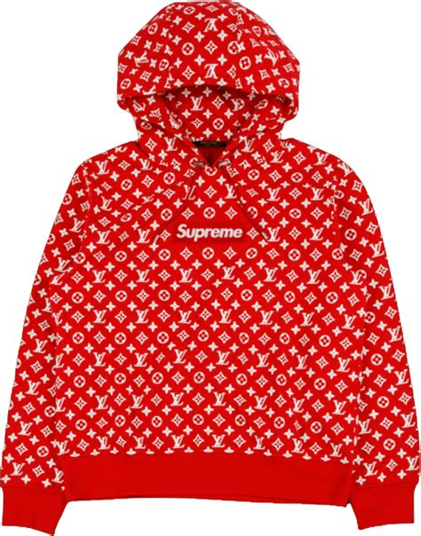 Supreme x Louis Vuitton Box Logo Hooded .